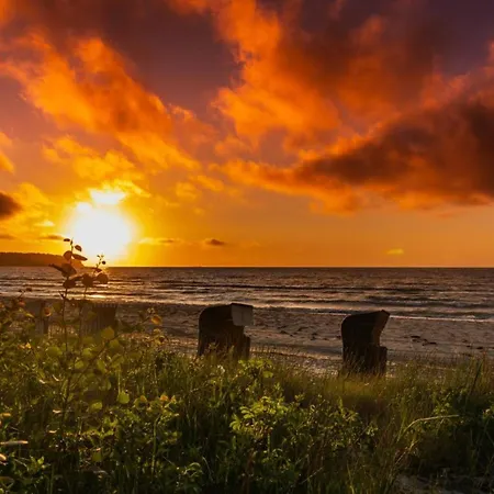 아파트 Traumhaftes Mit Terrasse - Odins Blick 9 - Exklusiver Privatstrand, Sauna, Garten