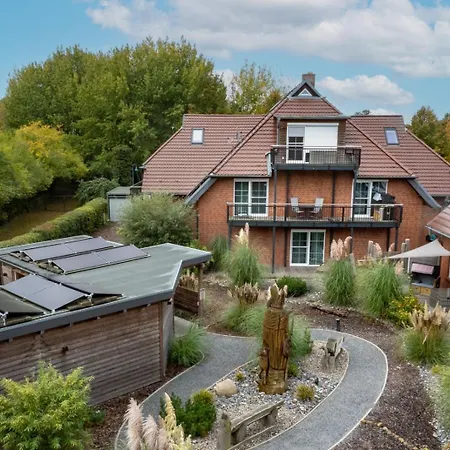 Traumhaftes Mit Terrasse - Odins Blick 9 - Exklusiver Privatstrand, Sauna, Garten 아파트 *