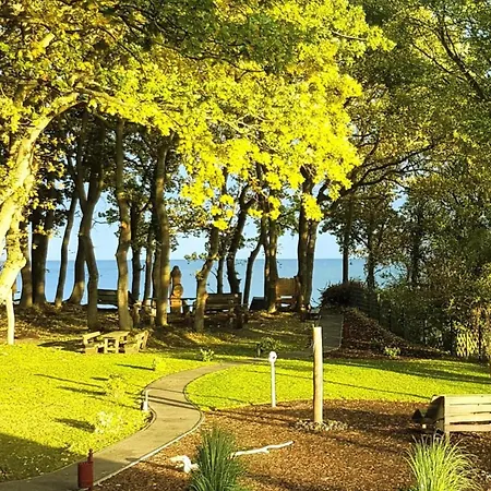 Traumhaftes Mit Terrasse - Odins Blick 9 - Exklusiver Privatstrand, Sauna, Garten 아파트